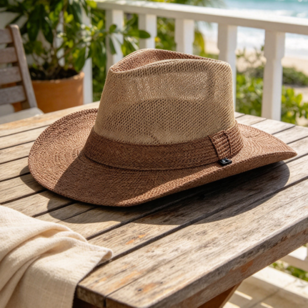Wide Brim Straw Sun Hat Unisex Summer Beach Protection Hat