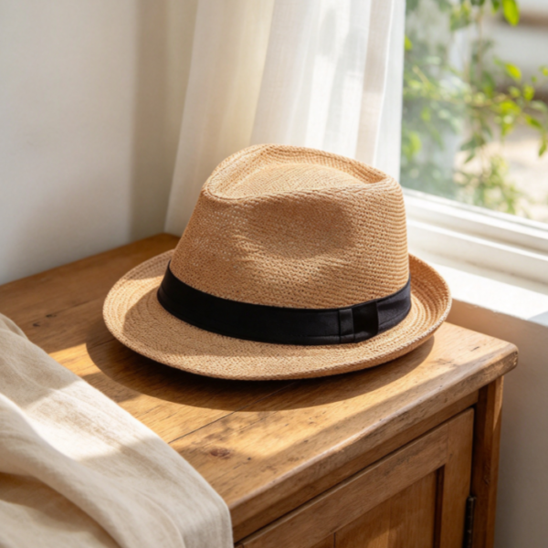 Wide Brim Straw Sun Hat for Kids Floppy Summer Beach Hat