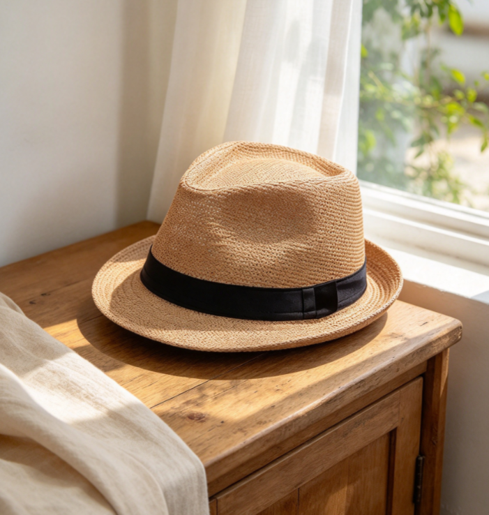 Wide Brim Straw Sun Hat for Kids Floppy Summer Beach Hat