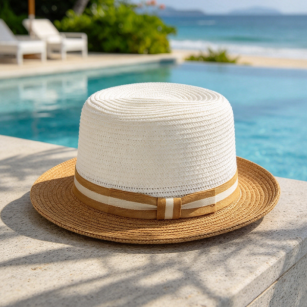 Woven Straw Sun Hat for Men Women Summer Beach Hat