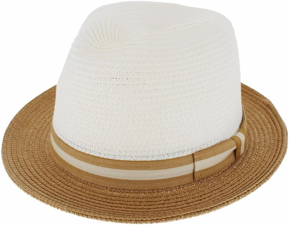 Woven Straw Sun Hat for Men Women Summer Beach Hat - Image 2