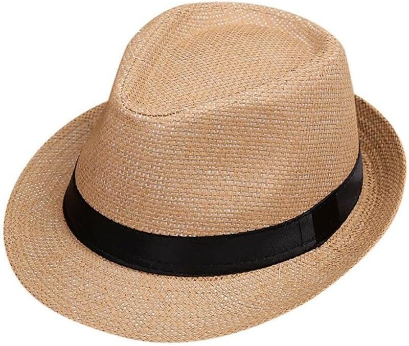 Wide Brim Straw Sun Hat for Kids Floppy Summer Beach Hat - Image 2