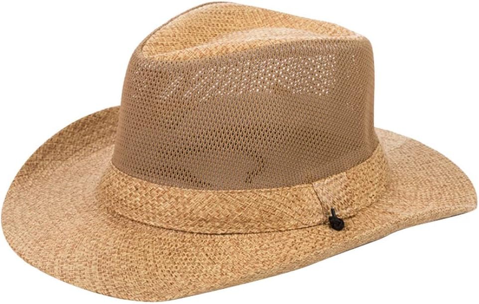 Wide Brim Straw Sun Hat Unisex Beach Outdoor Fishing Hat - Image 2