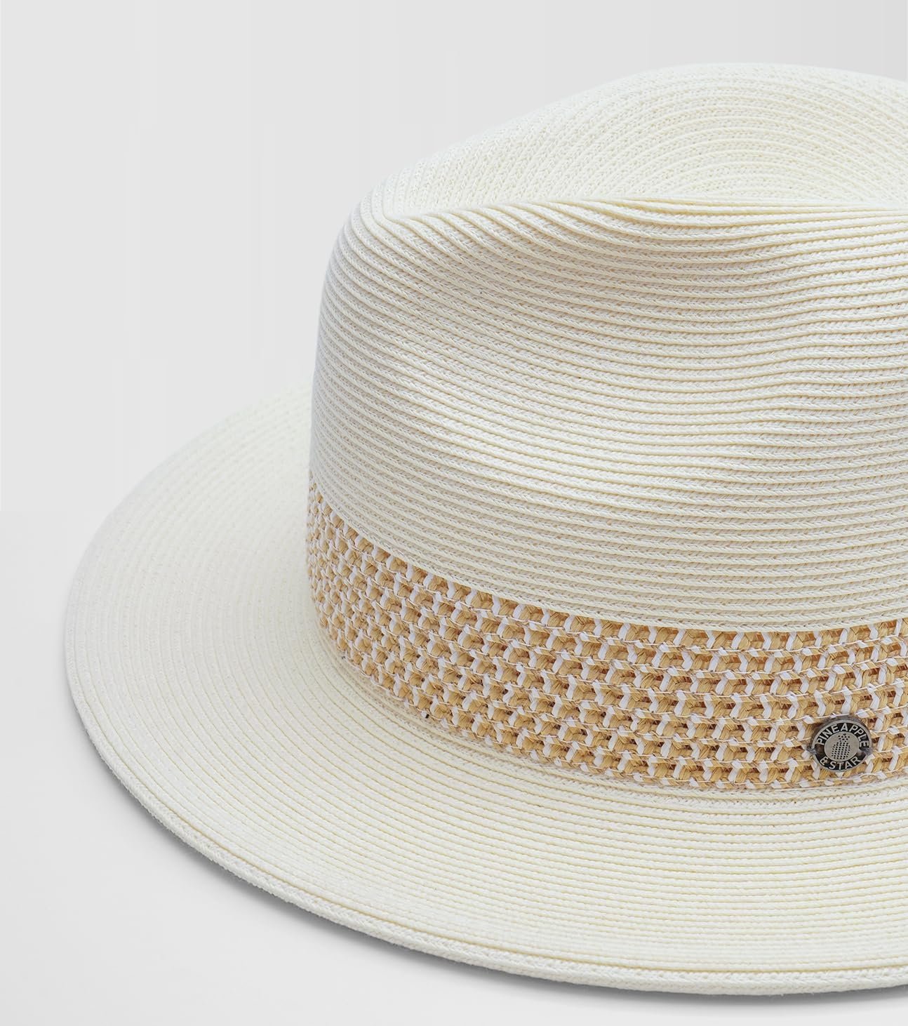 Fine Braid Straw Beach Hat Lightweight Sun Hat for Men Women - Image 2