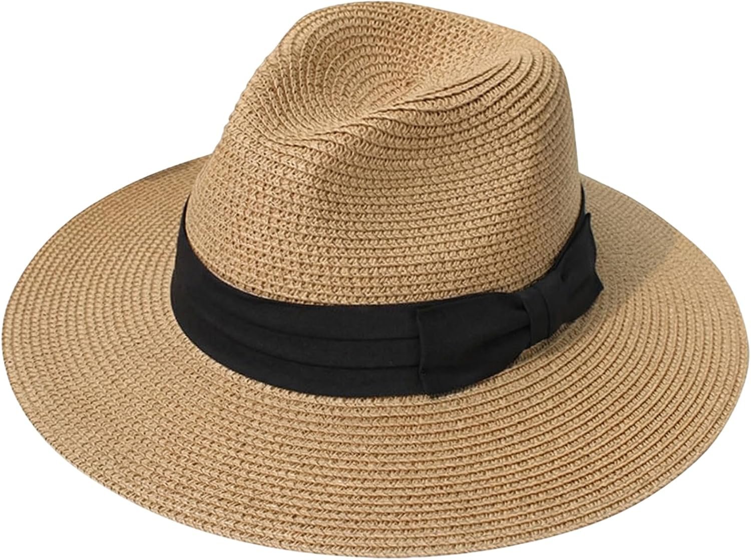 Wide Brim Straw Sun Hat for Women Beach Travel Summer - Image 2