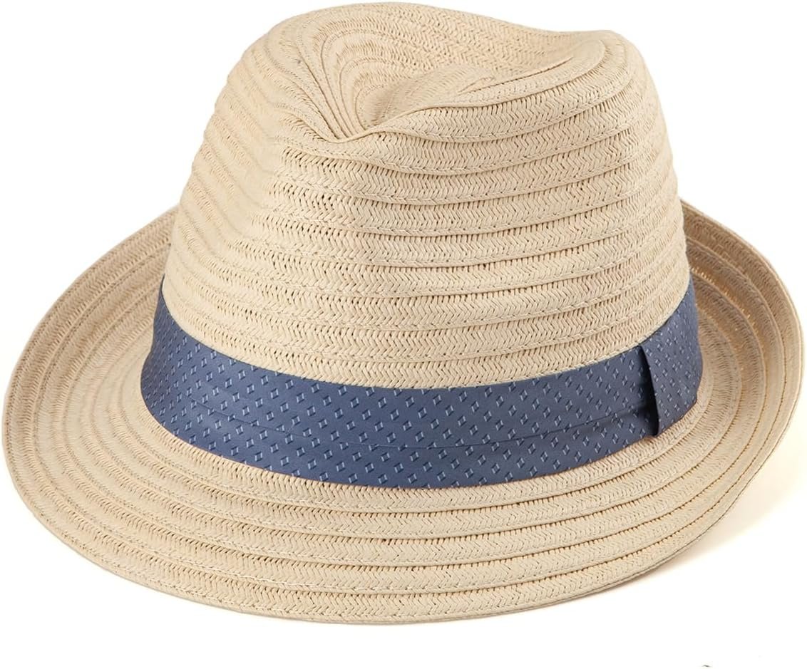 Adjustable Straw Sun Hat for Men Summer Outdoor Beach Hat - Image 2