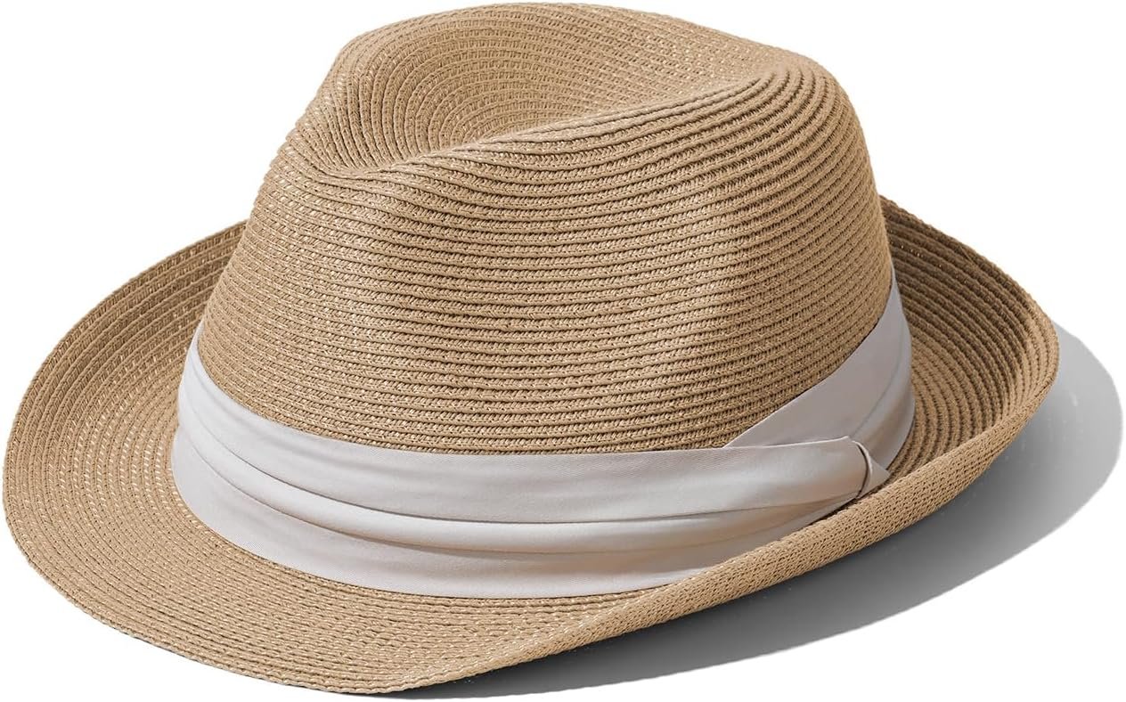 Lightweight Short Brim Straw Sun Hat for Men Women - Image 2