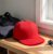 Youth Solid-Color Flat-Brim Baseball Cap