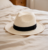Fine Braid Straw Beach Sun Hat Wide Brim Lightweight Summer Hat