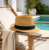 Men’s Short Brim Straw Hat Summer Beach Casual Sun Hat