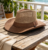 Wide Brim Straw Sun Hat Unisex Summer Beach Protection Hat