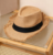 Fringed Straw Hat Short Brim Roll Up Summer Beach Sun Hat