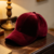 Warm Velvet Baseball Cap
